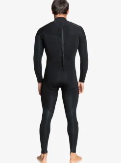 Mens Quiksilver Wetsuits|4/3 Everyday Sessions Back Zip Wetsuit
