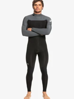 Mens Quiksilver Wetsuits|3/2 Everyday Sessions Back-Zip Wetsuit