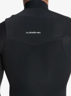 Mens Quiksilver Wetsuits|4/3 Everyday Sessions Chest Zip Wetsuit