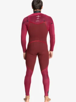 Mens Quiksilver Wetsuits|4/3 Everyday Sessions Chest Zip Wetsuit