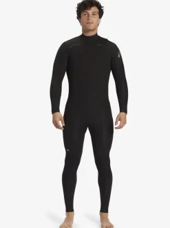Mens Quiksilver Wetsuits|4/3 Everyday Sessions Chest-Zip Wetsuit