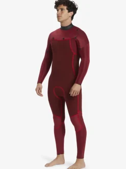 Mens Quiksilver Wetsuits|4/3 Everyday Sessions Chest-Zip Wetsuit