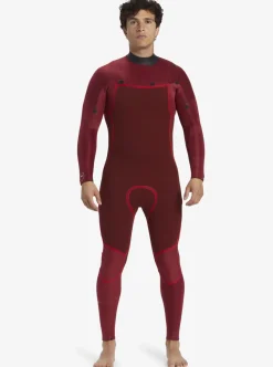 Mens Quiksilver Wetsuits|4/3 Everyday Sessions Chest-Zip Wetsuit