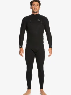 Mens Quiksilver Wetsuits|4/3 Highline Chest Zip Wetsuit