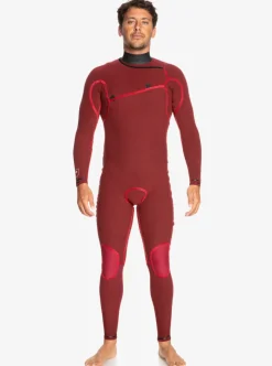 Mens Quiksilver Wetsuits|4/3 Highline Chest Zip Wetsuit