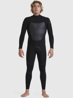 Mens Quiksilver Wetsuits|3/2 Marathon Sessions Chest-Zip Wetsuit