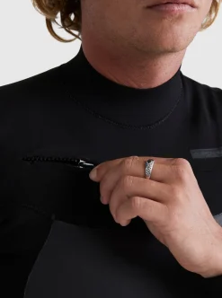 Mens Quiksilver Wetsuits|3/2 Marathon Sessions Chest-Zip Wetsuit