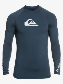 Mens Quiksilver Rashguards|All Time Long Sleeve Upf 50 Rashguard