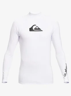 Mens Quiksilver Rashguards|All Time Long Sleeve Upf 50 Rashguard
