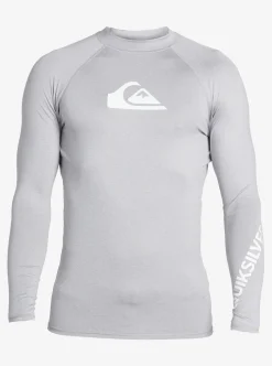 Mens Quiksilver Rashguards|All Time Long Sleeve Upf 50 Rashguard