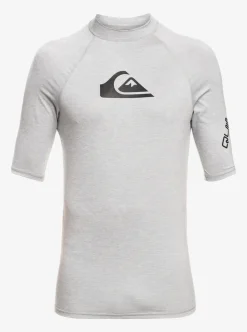 Mens Quiksilver Rashguards|All Time Short Sleeve Upf 50 Rashguard
