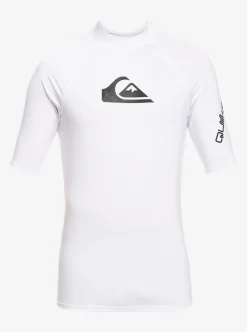Mens Quiksilver Rashguards|All Time Short Sleeve Upf 50 Rashguard