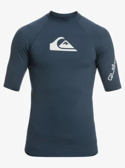 Mens Quiksilver Rashguards|All Time Short Sleeve Upf 50 Rashguard
