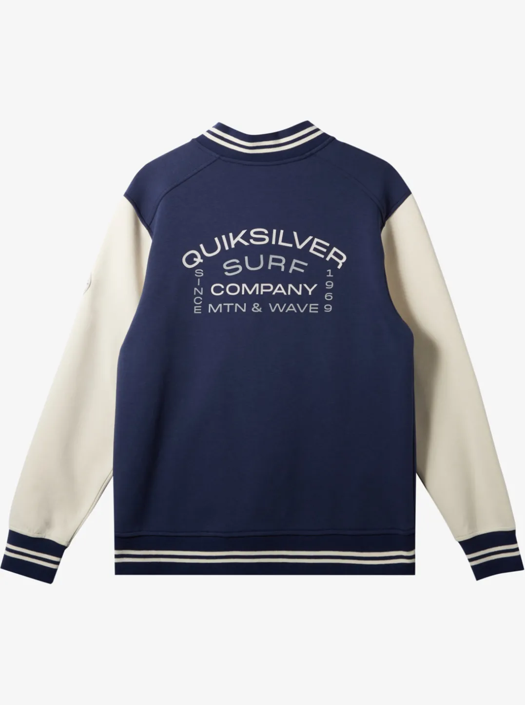 Mens Quiksilver Sweatshirts & Hoodies|Bomber Zip-Up Fleece