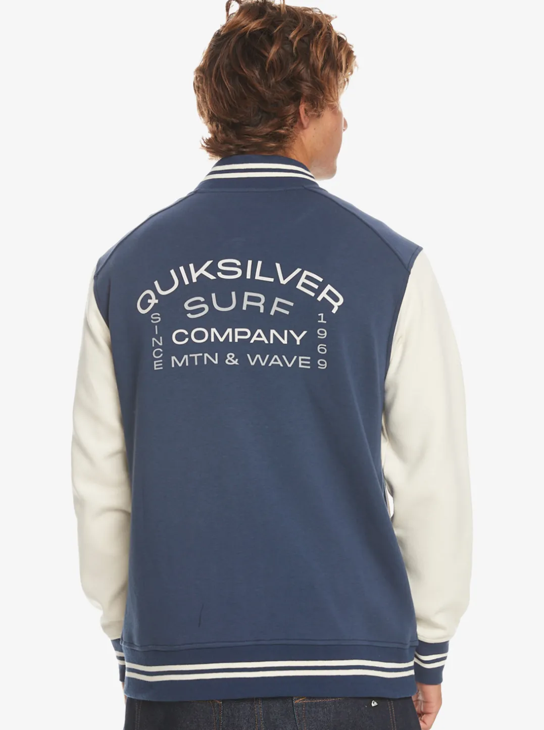 Mens Quiksilver Sweatshirts & Hoodies|Bomber Zip-Up Fleece