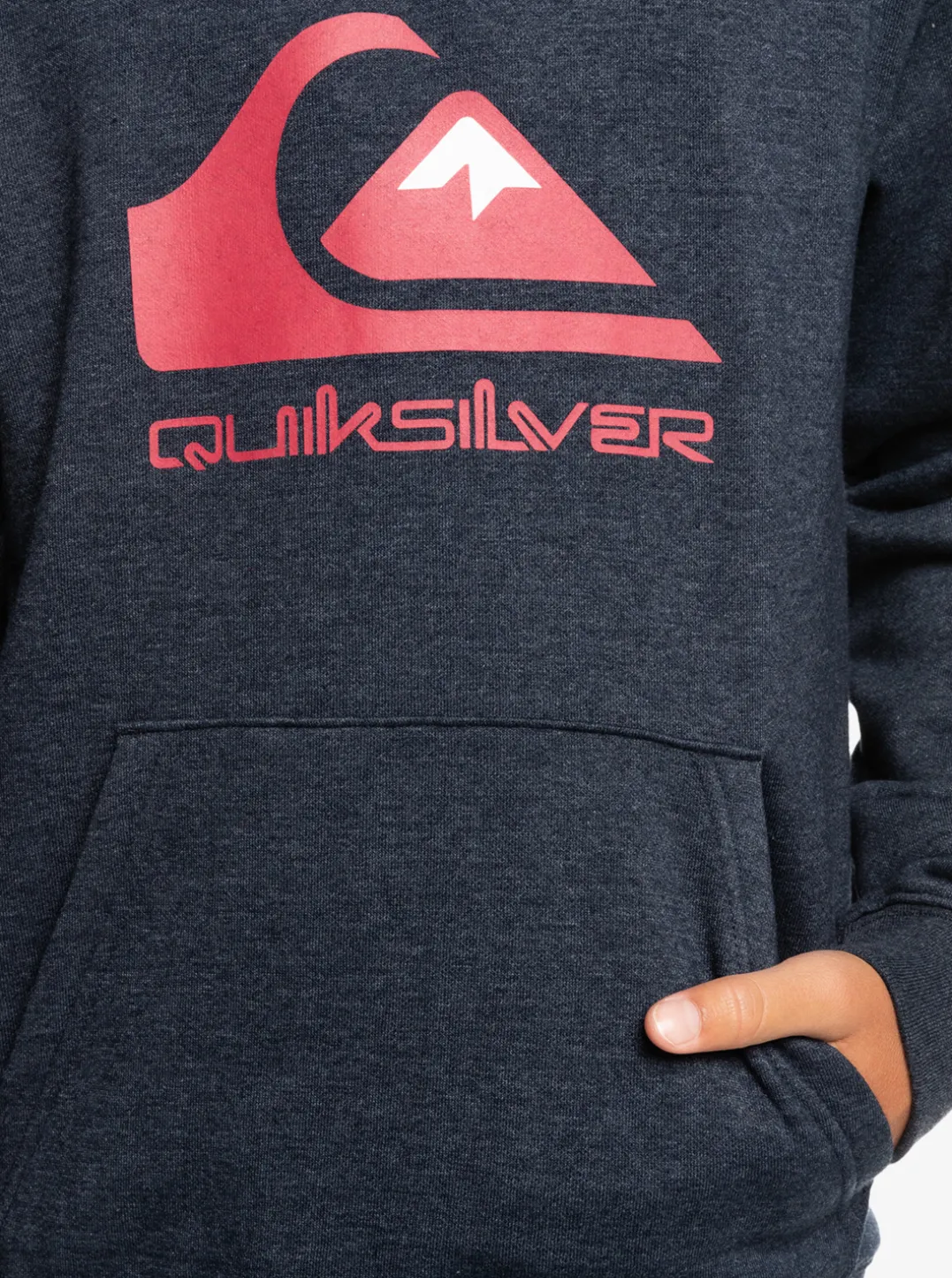 Boys Quiksilver Jackets|Boy'S 8-16 Big Logo Fleece Top