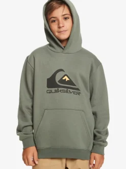 Boys Quiksilver Jackets|Boy'S 8-16 Big Logo Fleece Top