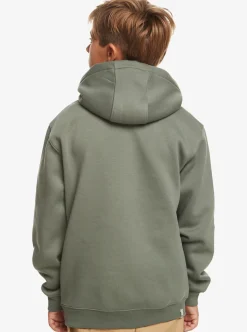 Boys Quiksilver Jackets|Boy'S 8-16 Big Logo Fleece Top