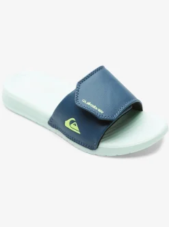 Boys Quiksilver Sandals|Boy'S 8-16 Bright Coast Glow Slide Sandals