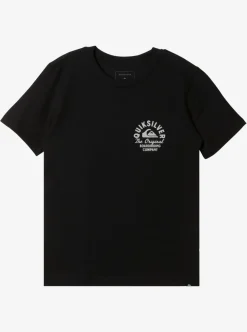 Boys Quiksilver Tees|Boy'S 8-16 Circled Script T-Shirt