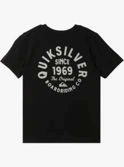 Boys Quiksilver Tees|Boy'S 8-16 Circled Script T-Shirt