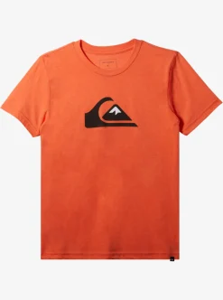 Boys Quiksilver Tees|Boy'S 8-16 Comp Logo T-Shirt