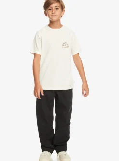 Boys Quiksilver Tees|Boy'S 8-16 Earthy Type T-Shirt