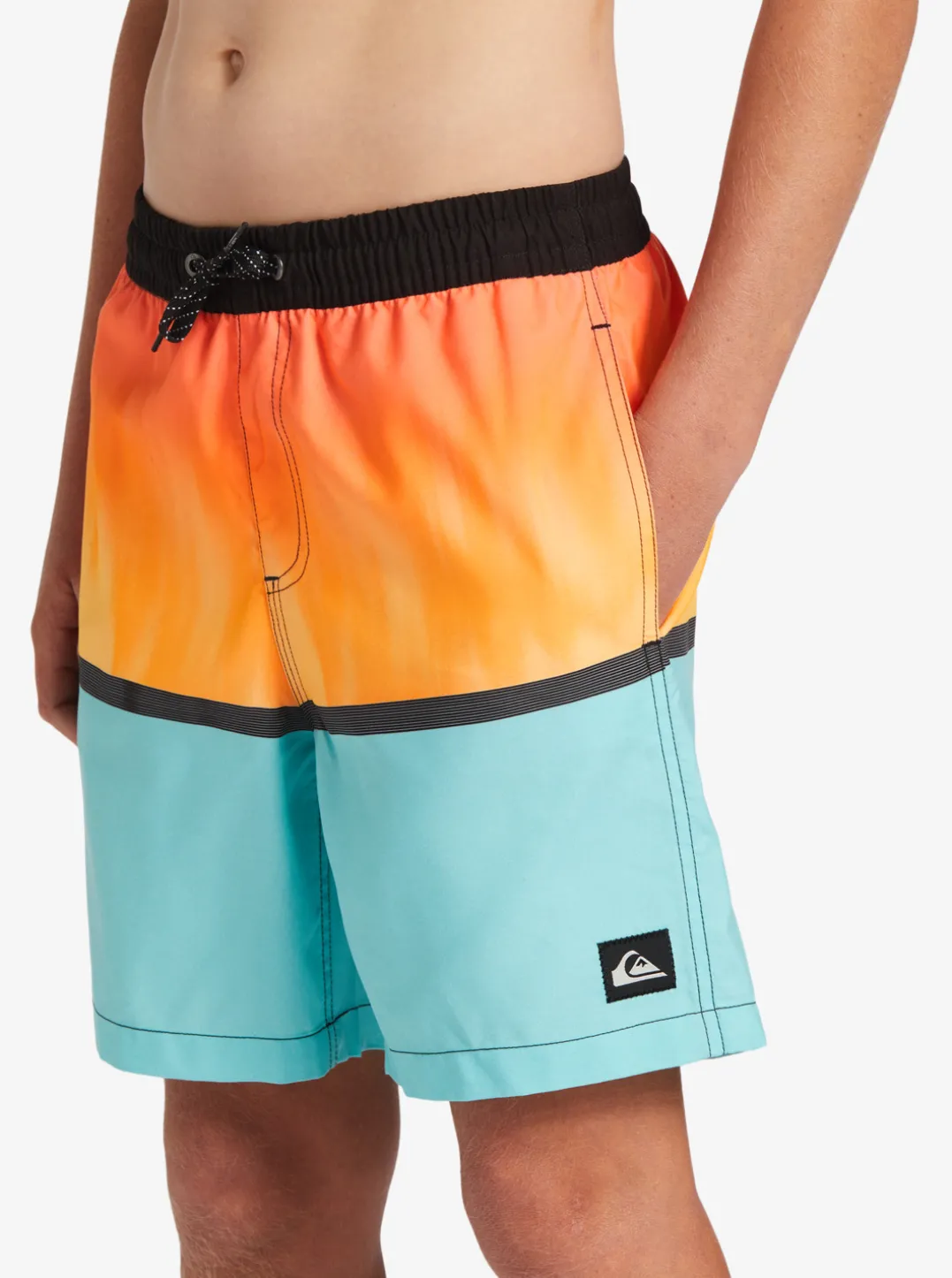 Mens Quiksilver Boardshorts|Boy'S 8-16 Everyday Mix Vl 15Nb Elastic Waist Shorts
