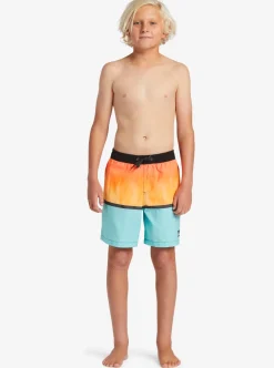 Mens Quiksilver Boardshorts|Boy'S 8-16 Everyday Mix Vl 15Nb Elastic Waist Shorts
