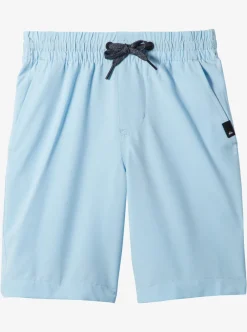 Boys Quiksilver Shorts|Boy'S 2-7 Ocean Elastic Waist 14" Amphibian Boardshorts