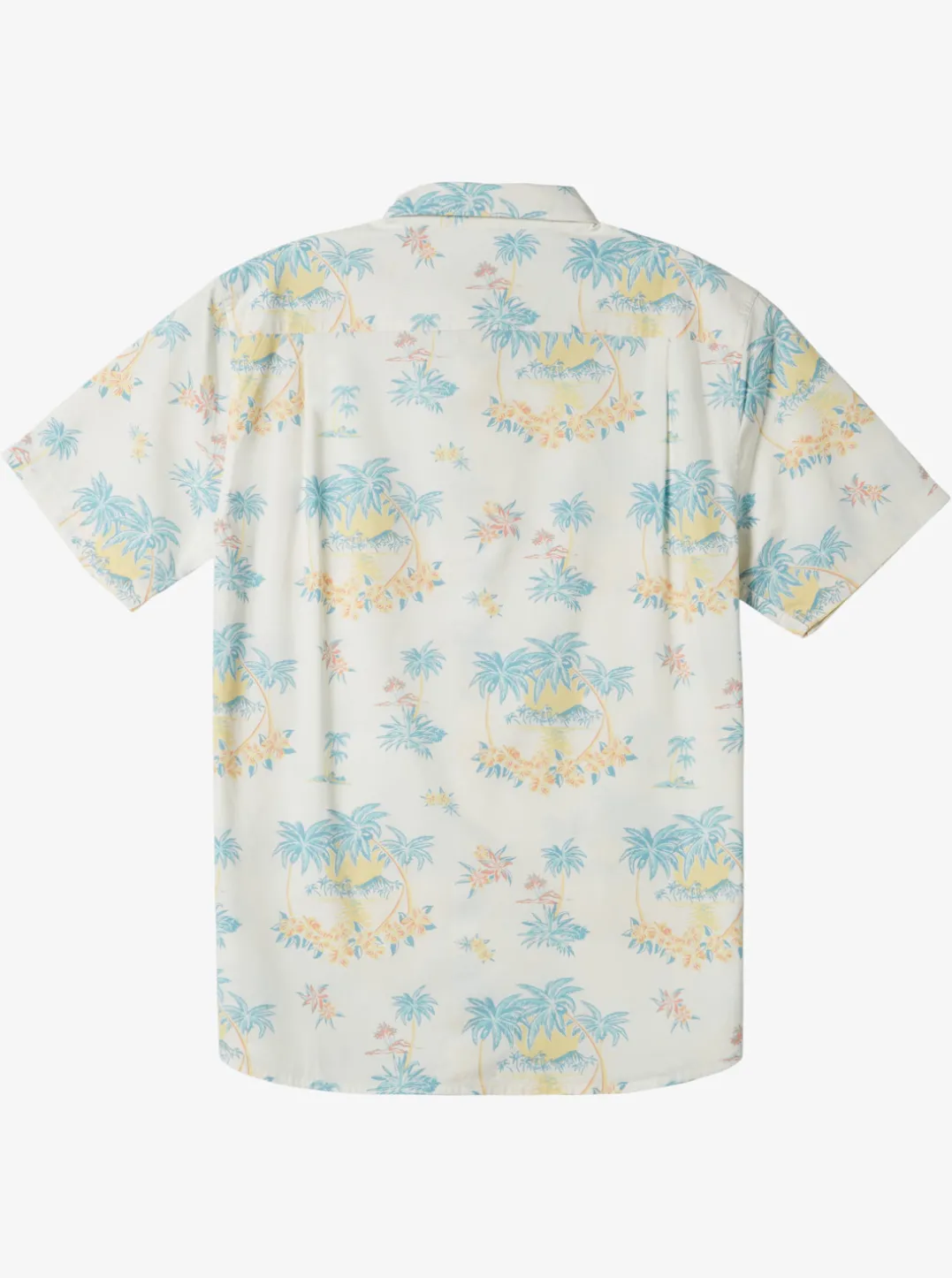 Boys Quiksilver Shirts|Boy'S 8-16 Palm Spritz Short Sleeve Woven Shirt