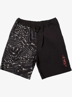 Boys Quiksilver Shorts|Boy'S 8-16 Radical Times Elastic Waist Shorts