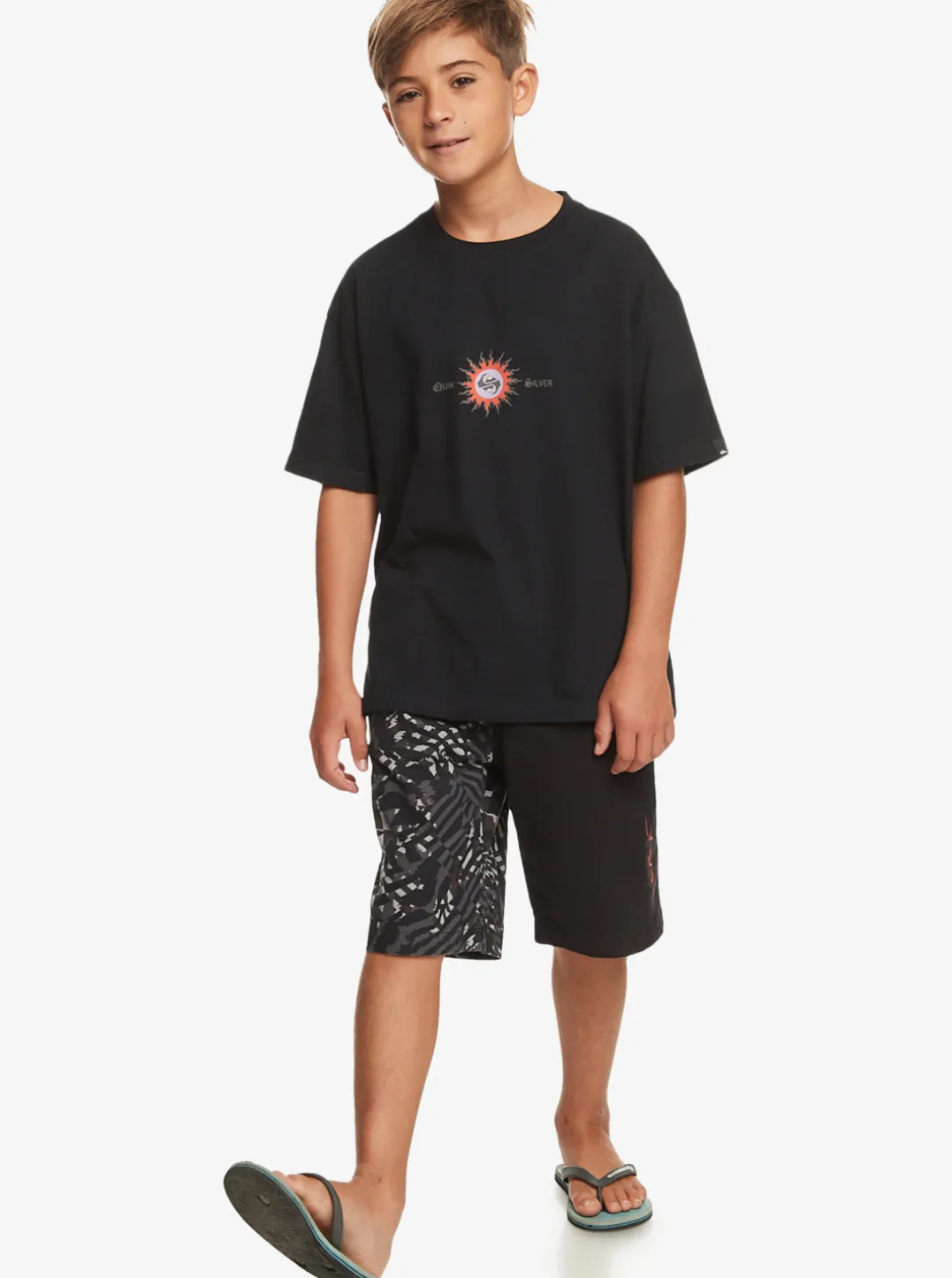 Boys Quiksilver Shorts|Boy'S 8-16 Radical Times Elastic Waist Shorts
