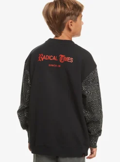 Boys Quiksilver Sweatshirts & Hoodies|Boy'S 8-16 Radical Times Sweatshirt