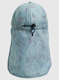 Boys Quiksilver Hats|Boy'S 8-16 Ray Master Neck Protection Cap