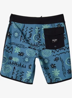Boys Quiksilver Shorts|Boy'S 8-16 Surfsilk Radical Scallop 16 Boardshorts