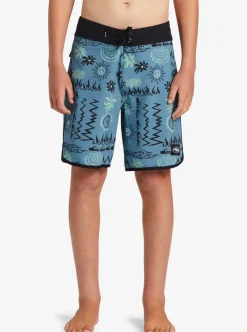 Boys Quiksilver Shorts|Boy'S 8-16 Surfsilk Radical Scallop 16 Boardshorts