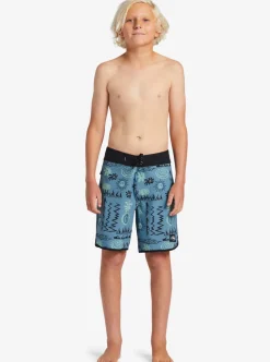Boys Quiksilver Shorts|Boy'S 8-16 Surfsilk Radical Scallop 16 Boardshorts