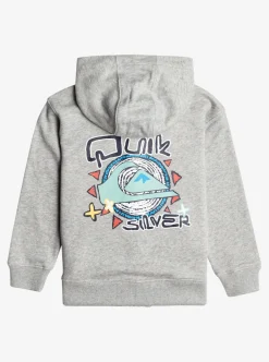 Boys Quiksilver Sweatshirts & Hoodies|Boy'S 2-7 Vintage Rising Lines Zip-Up Hoodie