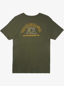 Mens Quiksilver Tees|Bubble Outline T-Shirt