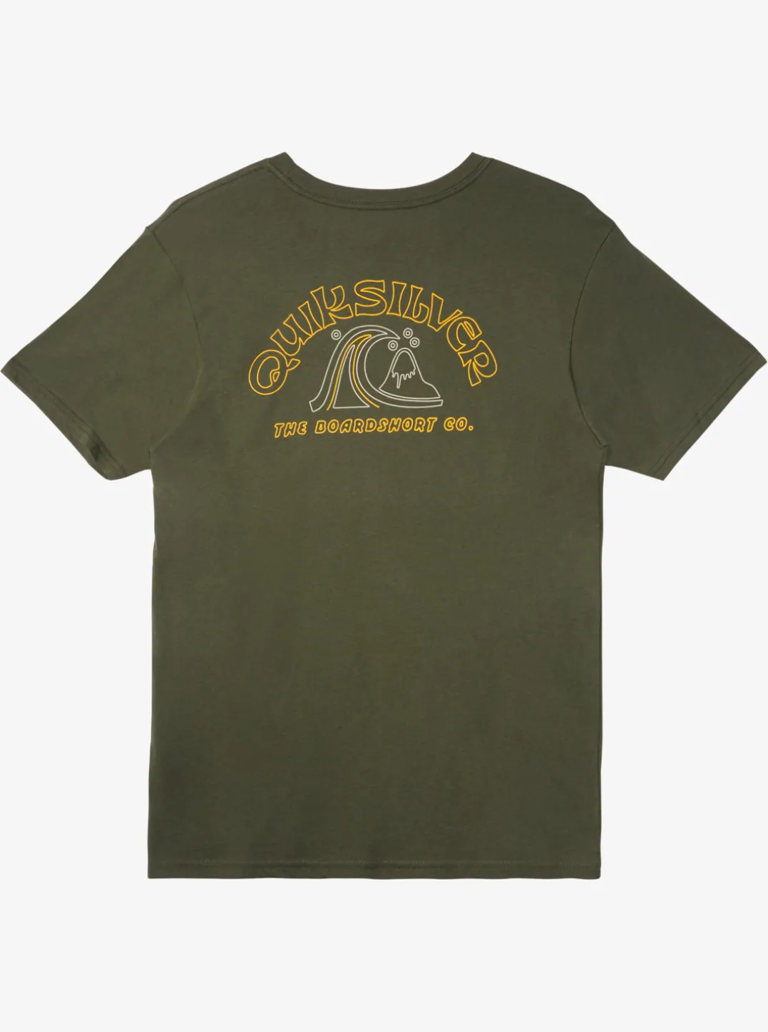 Mens Quiksilver Tees|Bubble Outline T-Shirt
