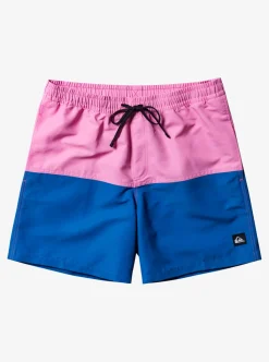 Mens Quiksilver Elastic Waist|Butt Logo 17" Volleys