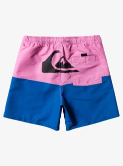 Mens Quiksilver Elastic Waist|Butt Logo 17" Volleys