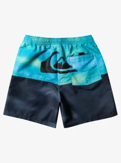 Mens Quiksilver Elastic Waist|Butt Logo 17" Volleys