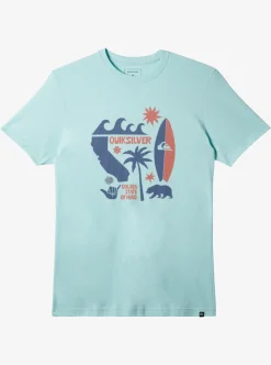 Mens Quiksilver Tees|Ca Funshine T-Shirt
