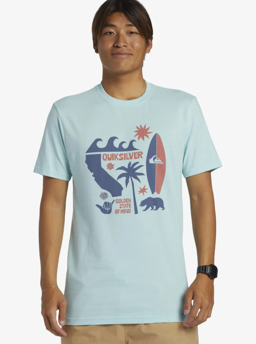 Mens Quiksilver Tees|Ca Funshine T-Shirt