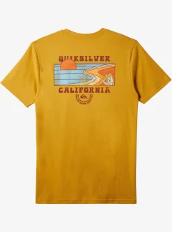 Mens Quiksilver Tees|Ca Point Breaks T-Shirt