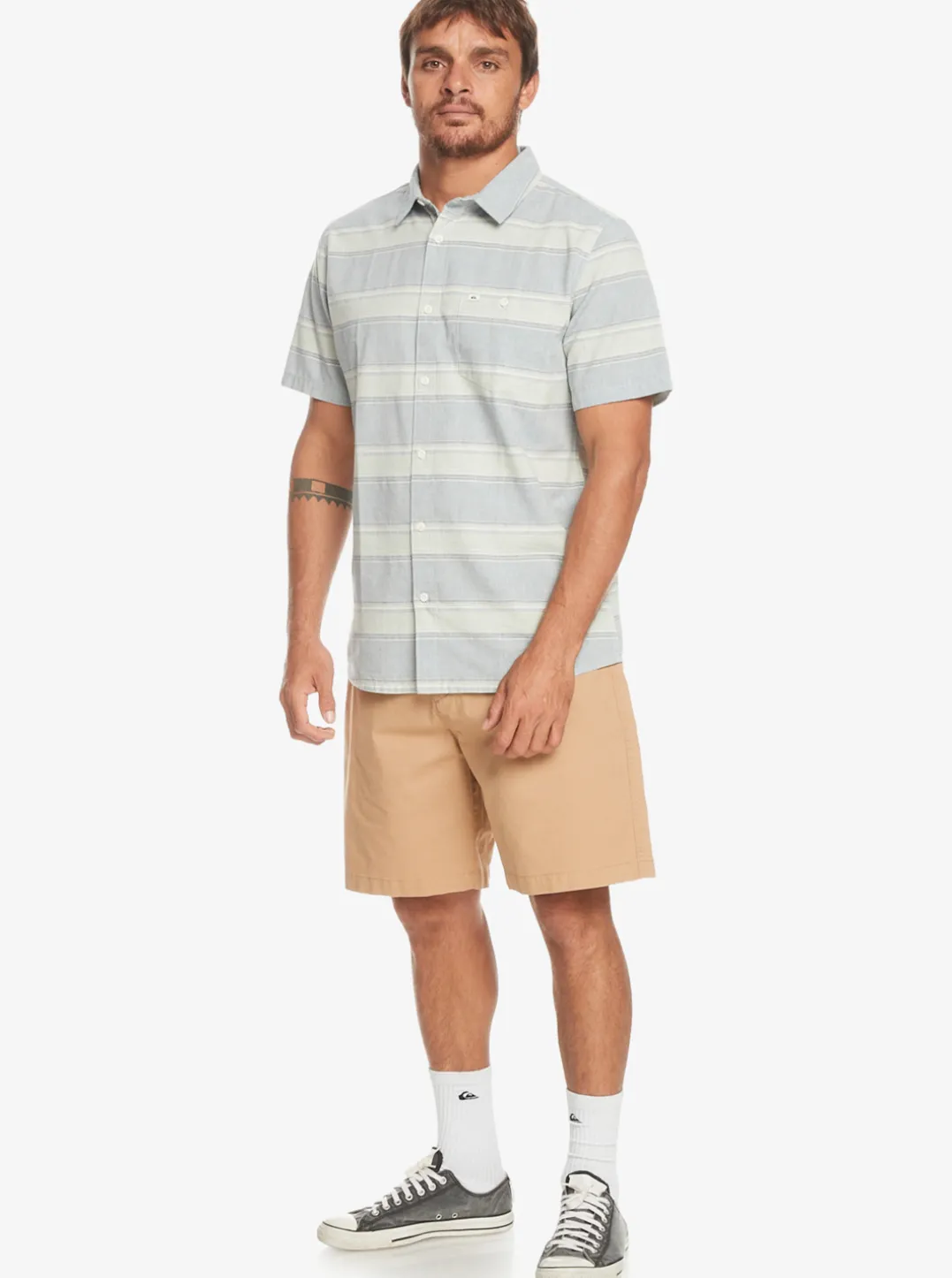 Mens Quiksilver Shirts & Polos|Cali Sunrise Short Sleeve Shirt