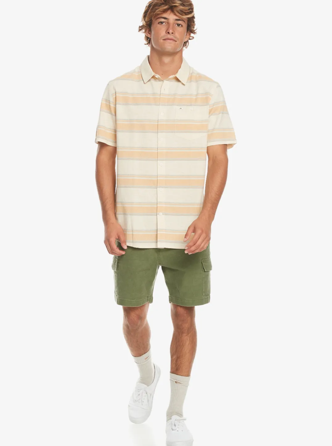 Mens Quiksilver Shirts & Polos|Cali Sunrise Short Sleeve Shirt