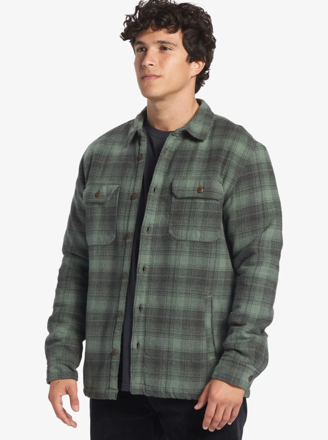 Mens Quiksilver Shirts & Polos|Camus Overshirt